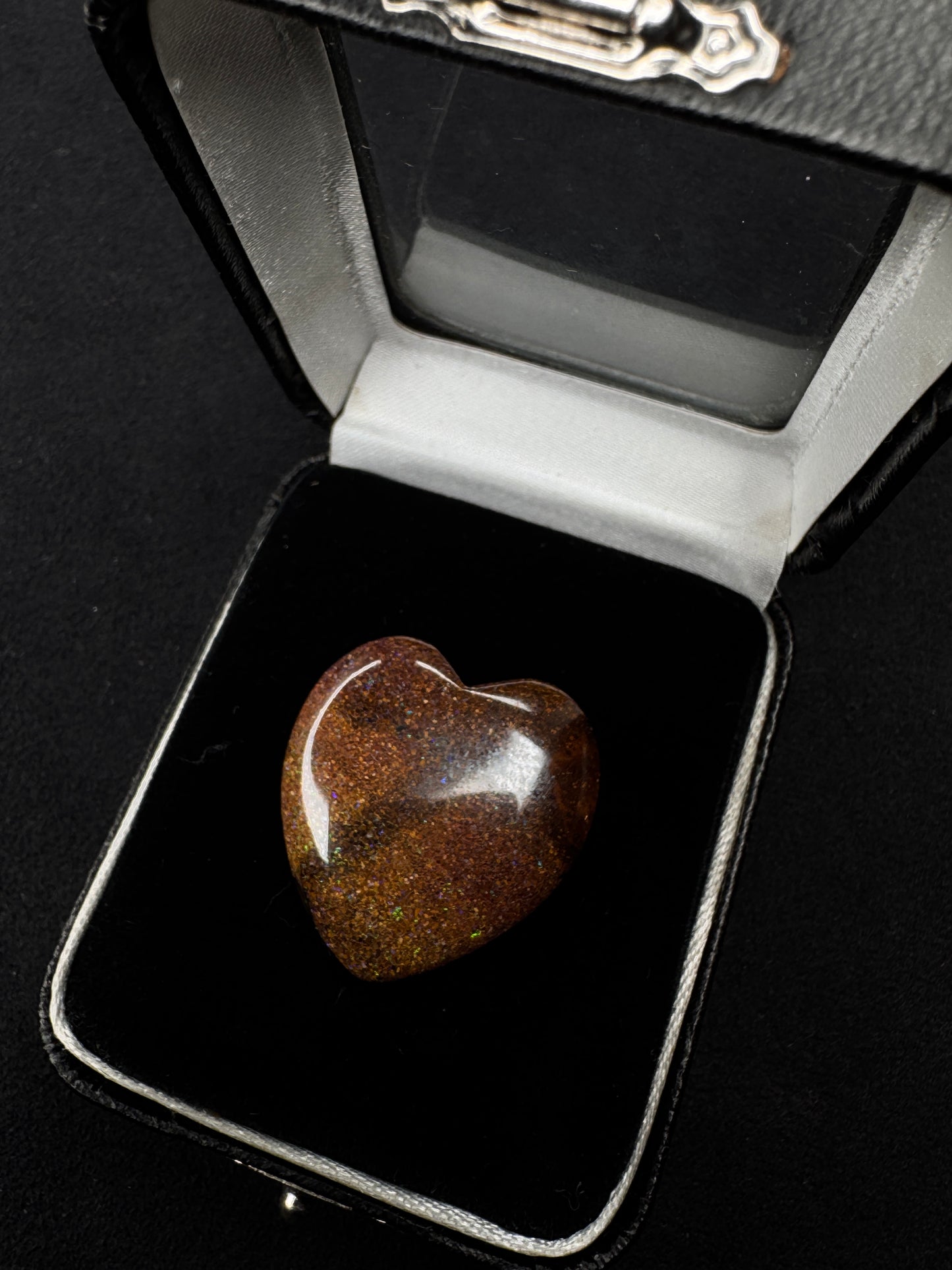 The Rainbow Heart Boulder