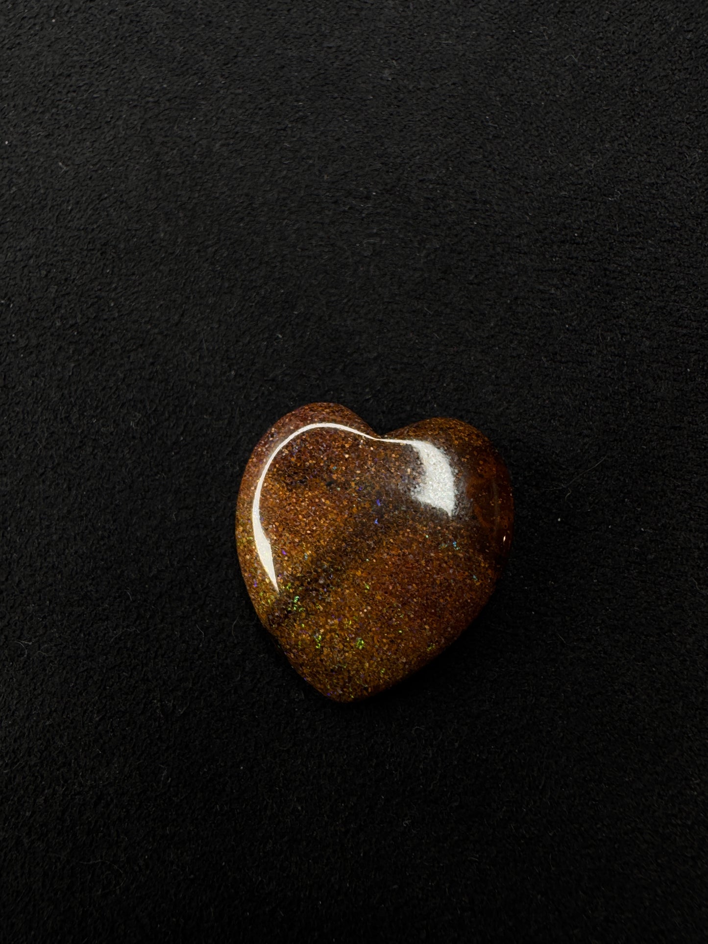 The Rainbow Heart Boulder